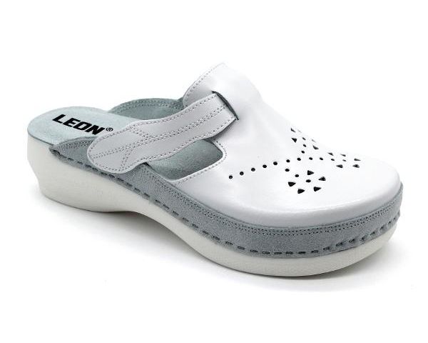 Dámská zdravotní obuv Leons Step - Bílá