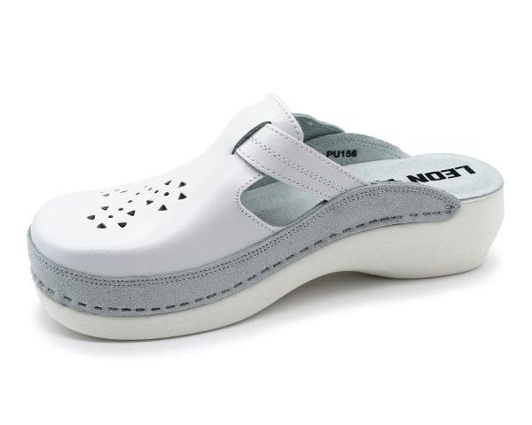 Dámská zdravotní obuv Leons Step - Bílá
