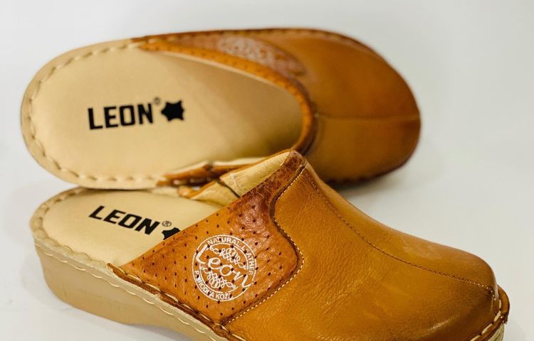 Dámská zdravotní  obuv Leons Sandra - Hnědá