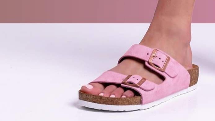 Dámská zdravotní obuv Leons Sport semiš - Rosé semiš