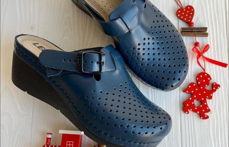 Dámská zdravotní obuv Leons Nora - Modrá