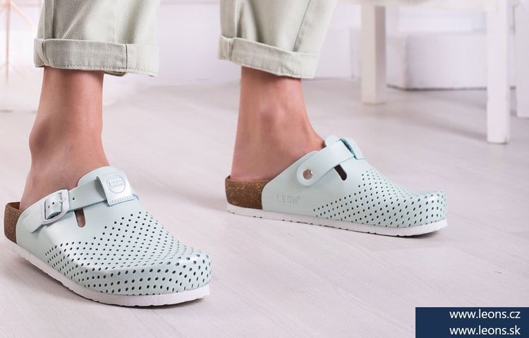 Dámská zdravotní obuv Leons Gabi New - Bílá