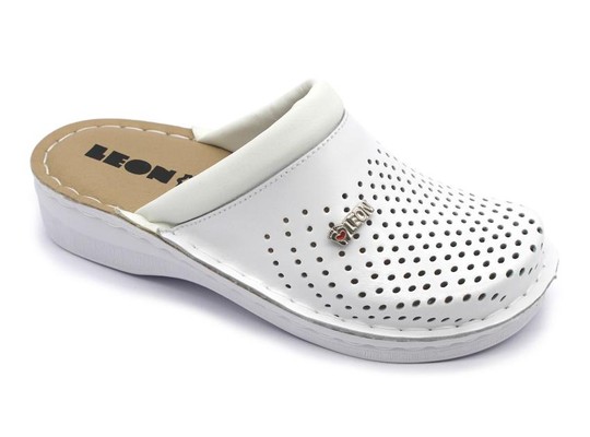 Dámská zdravotní obuv Leons Softex - Bílá