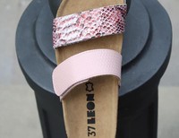 Dámská zdravotní obuv Leons Paris - Růžový had