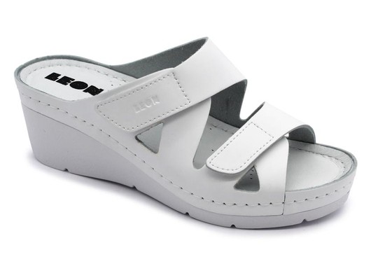 Dámská zdravotní obuv Leons Punto - Bílá